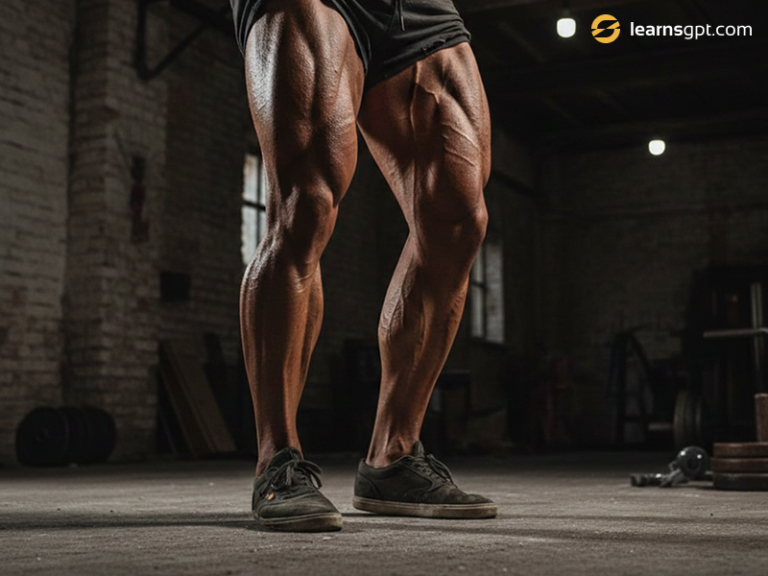 A professional bodybuilder showing exactly how to get massive calves.